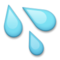 Sweat Droplets emoji on LG